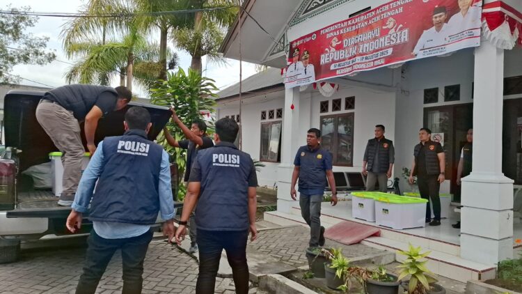 Geledah Kantor Dinkes Aceh Tengah, Polda Aceh Sita 121 Bundel Dokumen