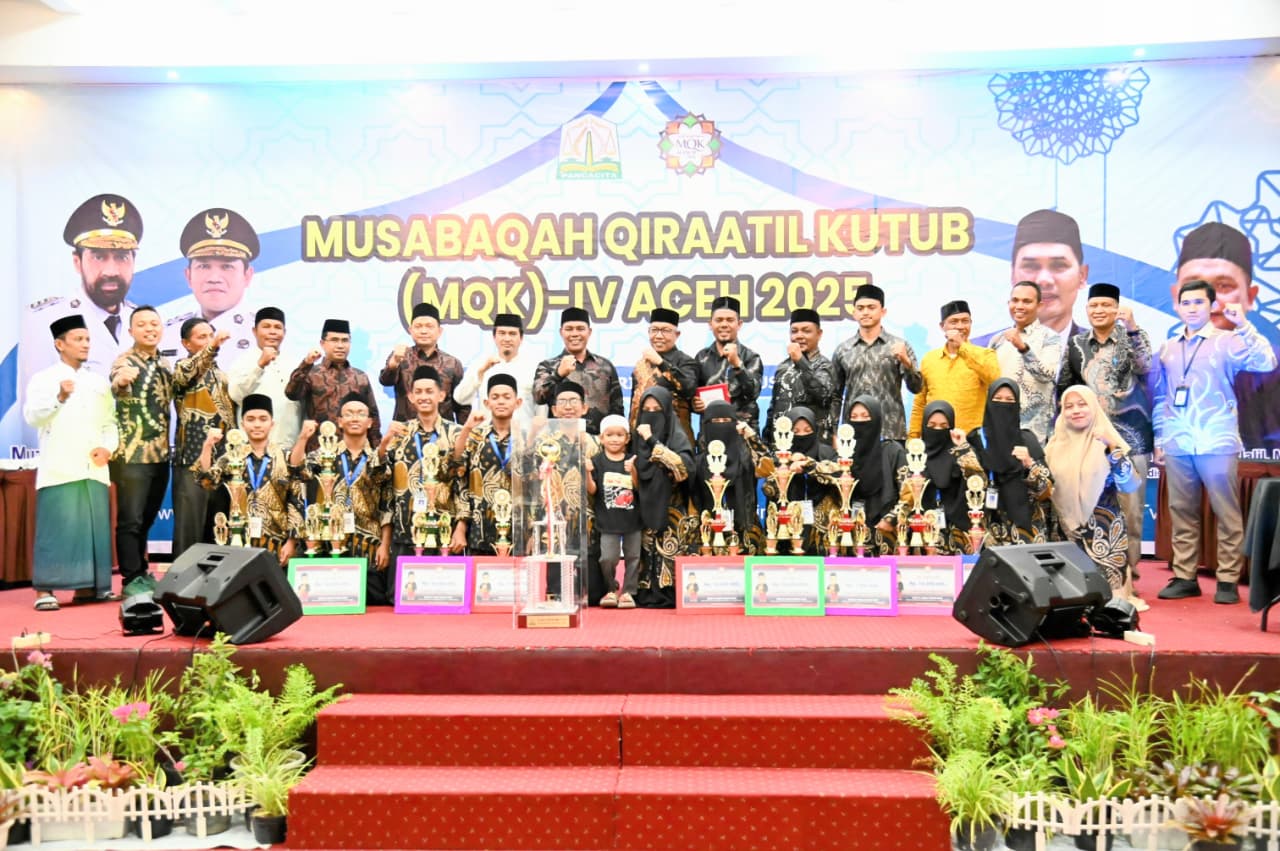 Aceh Besar Pertahankan Juara Umum MQK IV Provinsi