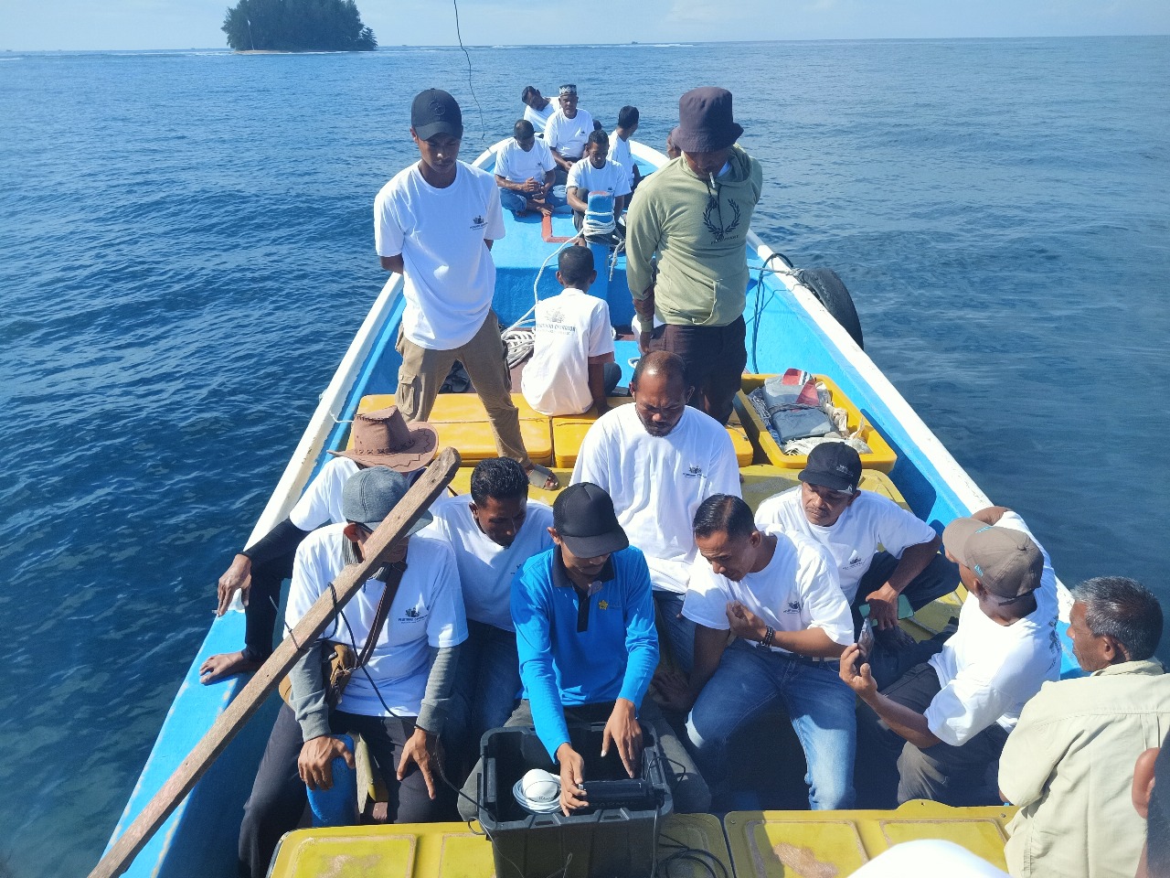 USK Latih Nelayan Abdya Gunakan Fishfinder