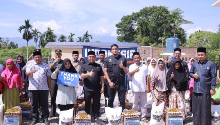 100 Keluarga Di Aceh Besar Terima Wakaf Sembako Diaspora Inggris