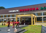 Serunya Festival Permainan Tradisional di Binjai, Ribuan Pelajar Ramaikan Lapangan Kota