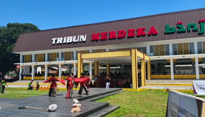 Serunya Festival Permainan Tradisional di Binjai, Ribuan Pelajar Ramaikan Lapangan Kota