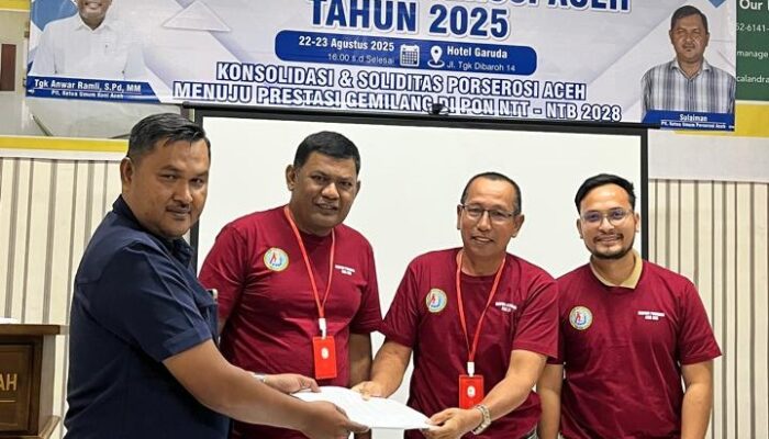 Sulaiman Terpilih Aklamasi Pimpin Perserosi Aceh