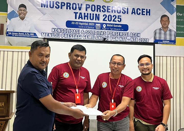 Sulaiman Terpilih Aklamasi Pimpin Perserosi Aceh