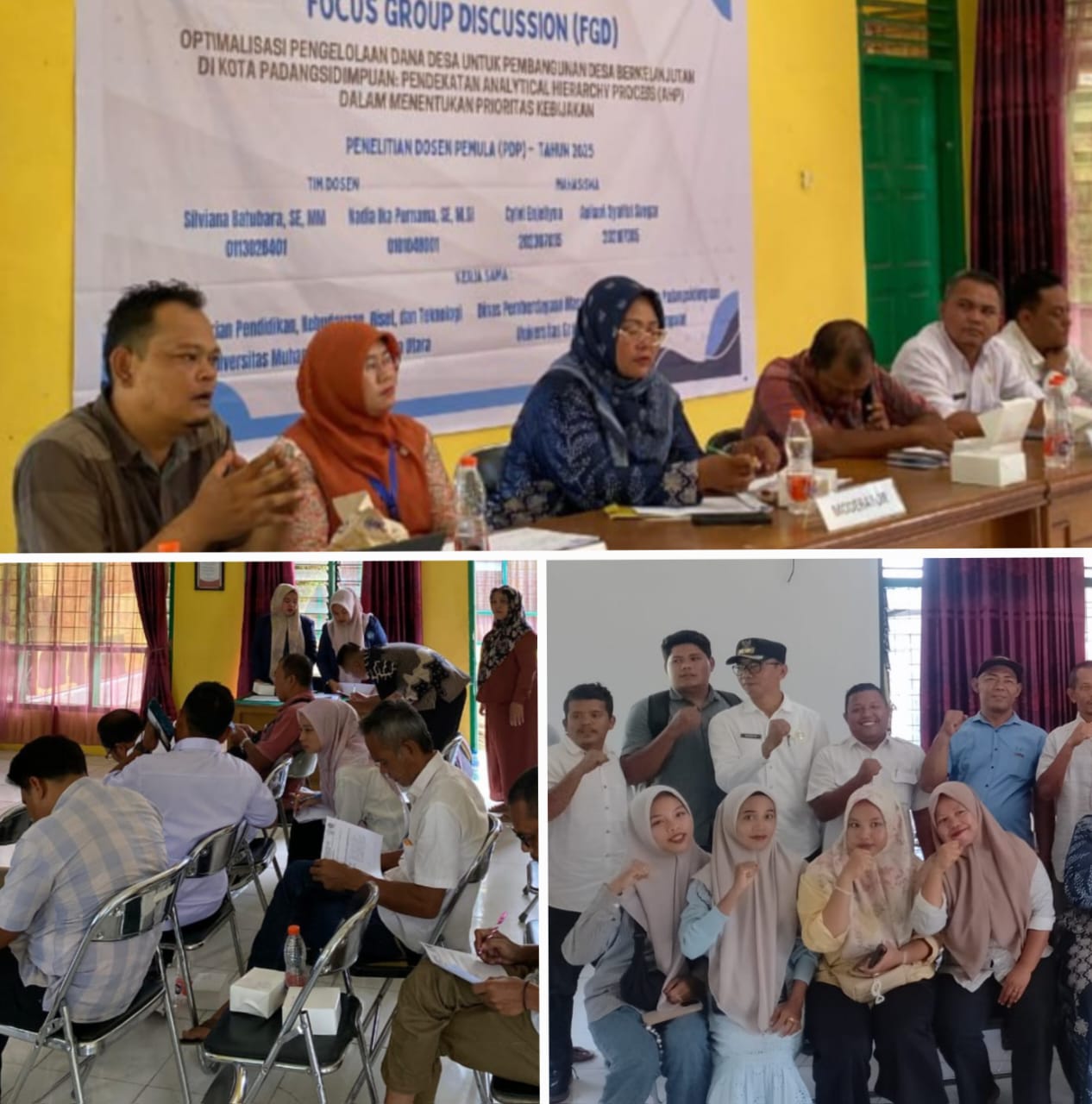 Maksimalkan Dana Desa, Tim Peneliti UGN Dan UMSU Gelar FGD Di Sidimpuan