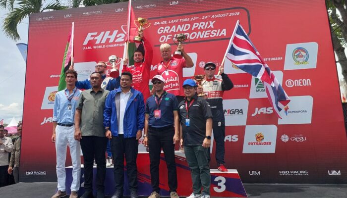 Rusty Wyatt Kembali Juarai GP F1 Powerboat Indonesia