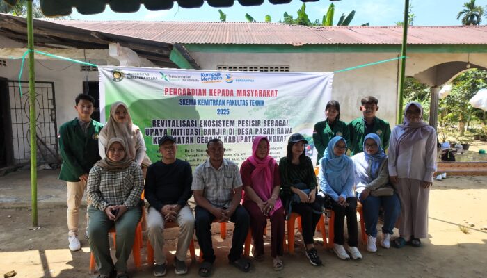 Tim Fakultas Teknik USU Laksanakan Pengabdian Masyarakat Di Langkat