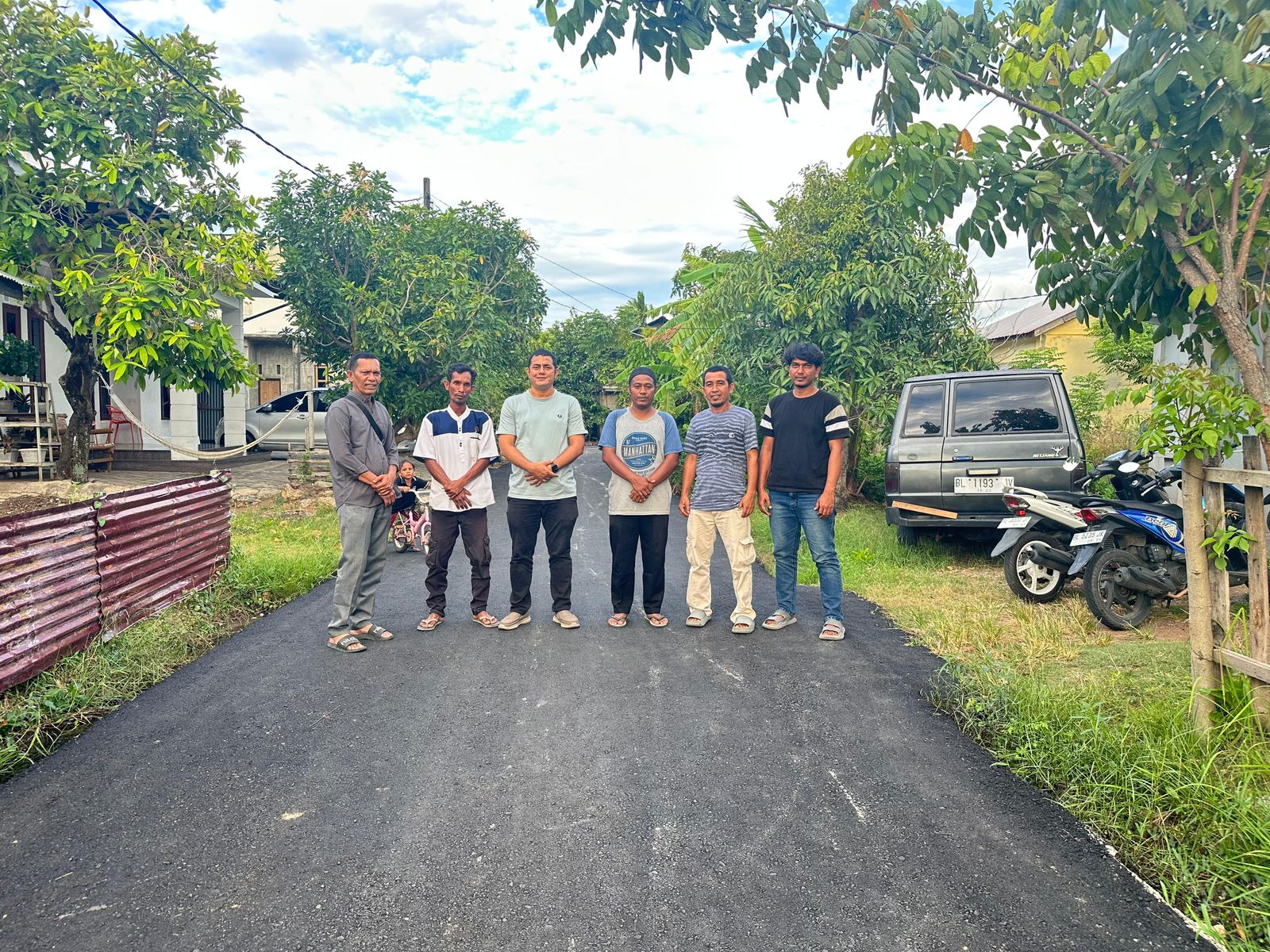 Faisal Ridha Advokasi Peningkatan Jalan, Aspirasi Warga Lamteumen Timur Terwujud