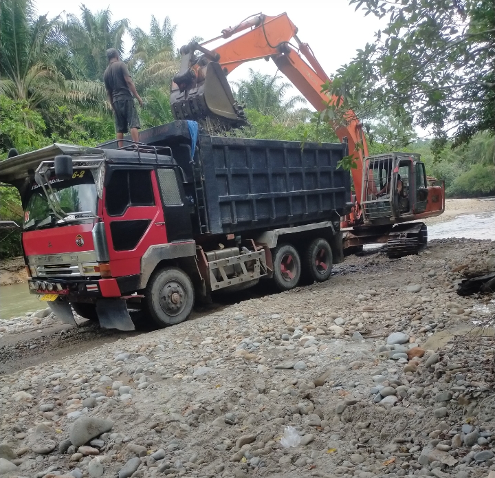 Aktivitas Galian C Di Desa Kuala Beringin Mulai Resahkan Warga