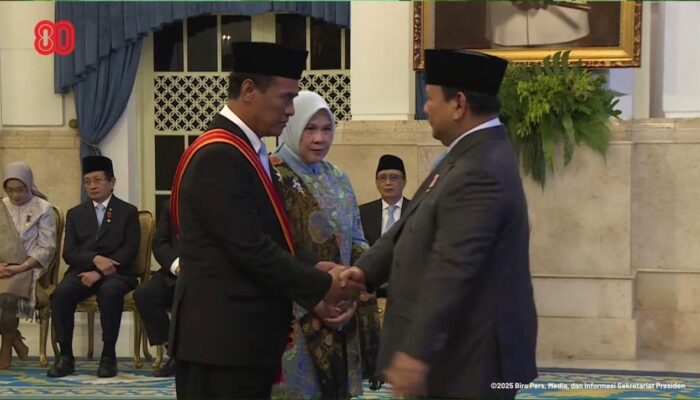 Mentan Amran Terima Anugerah Bintang Mahaputra Adipurna Dari Presiden Prabowo