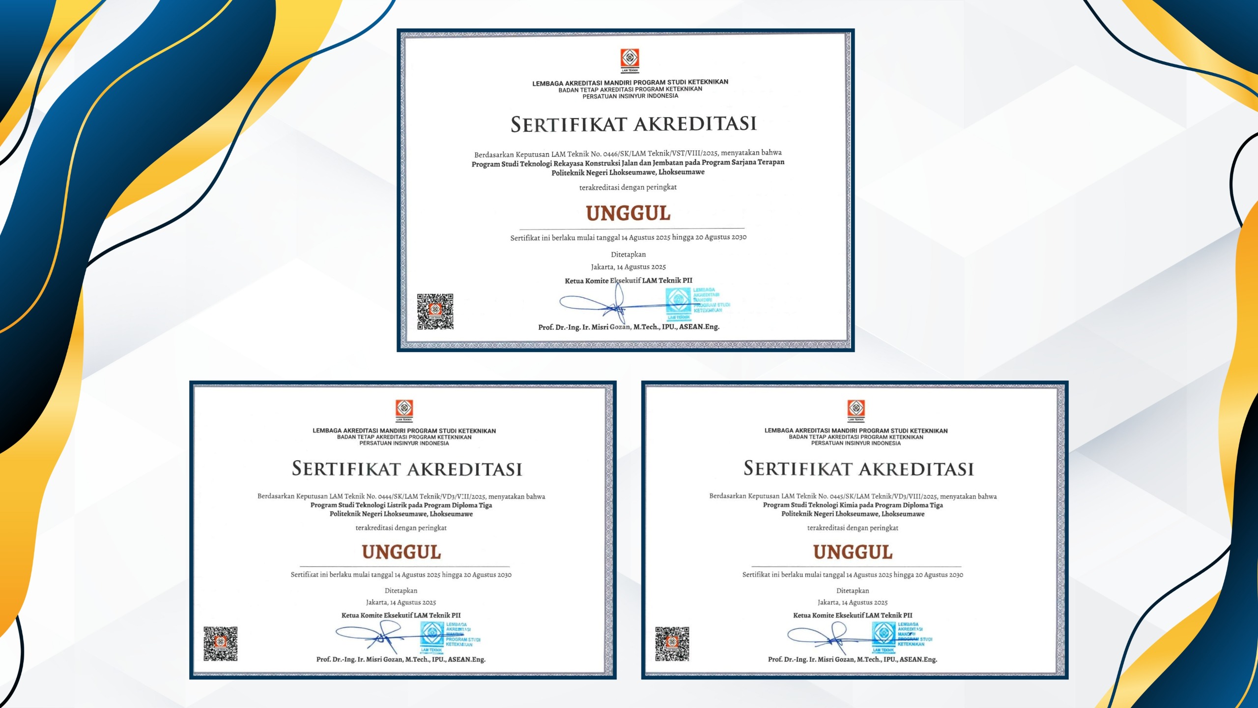 Tiga Prodi PNL Raih Akreditasi Unggul