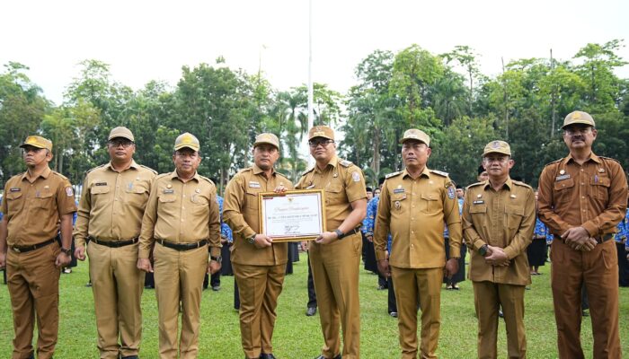 Pemkab Deliserdang Gelar Apel Pengantar Tugas Citra Effendi Capah Dan Penyerahan SK PPPK