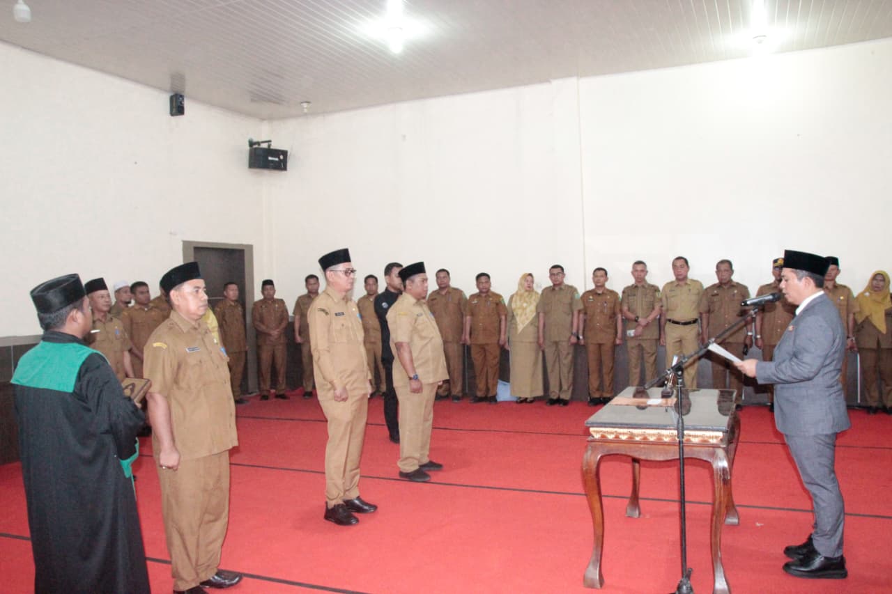 Bupati Palas Lantik Pejabat Eselon III, Tekankan Tata Kelola Pemerintahan Yang Baik