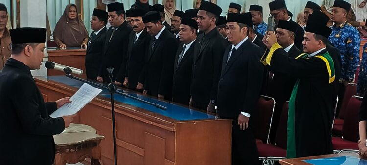 Wabup Pidie Kukuhkan 45 Pejabat Administrator Dan Pengawas