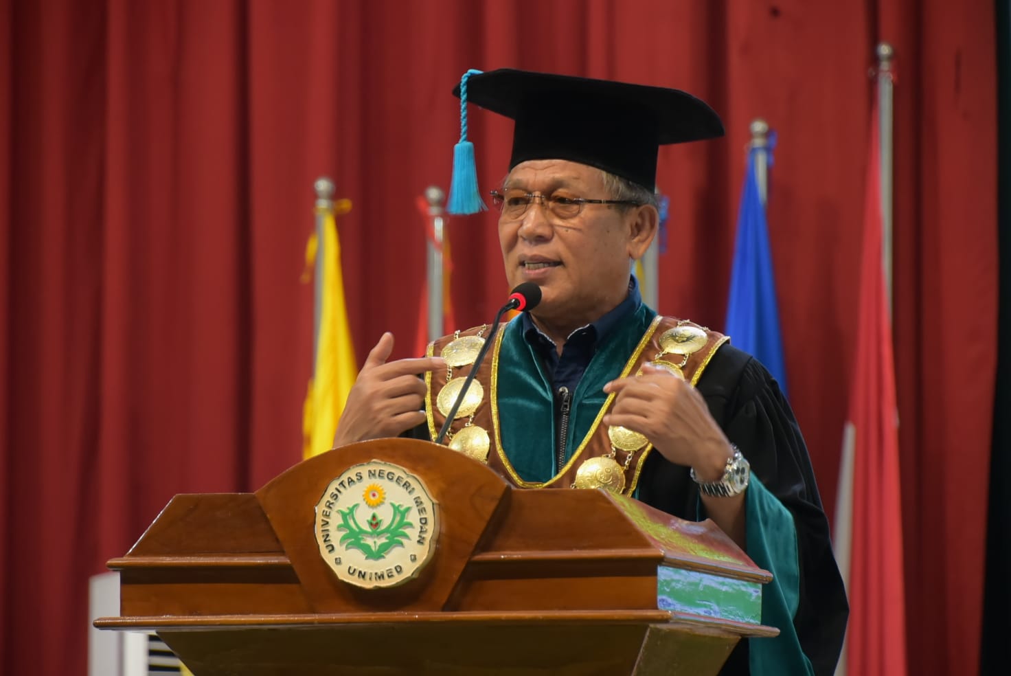 Orasi Ilmiah Wisuda Unimed: Prof Syawal: Bangkitkan Negeri Dengan Integritas