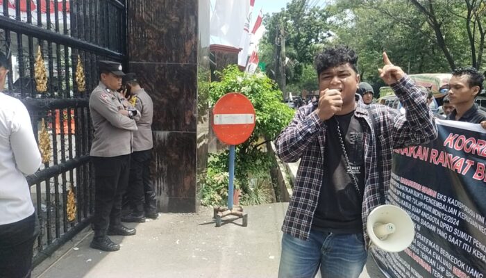 Gerbrak Kembali Gelar Aksi Tuntaskan Dugaan Korupsi BS