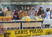 Polres Batubara Musnahkan Narkoba Hasil Tangkapan Empat Bulan Terakhir