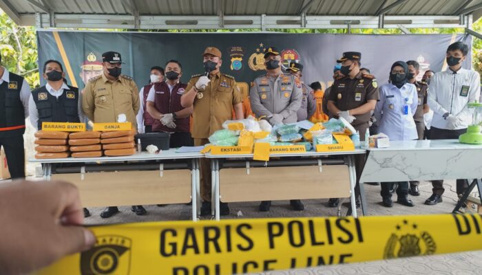 Polres Batubara Musnahkan Narkoba Hasil Tangkapan Empat Bulan Terakhir