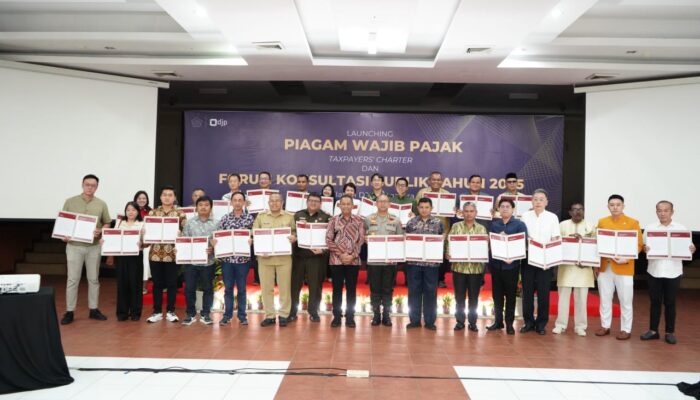 Kanwil DJP Sumut I Dan Sumut II Launching Piagam Wajib Pajak