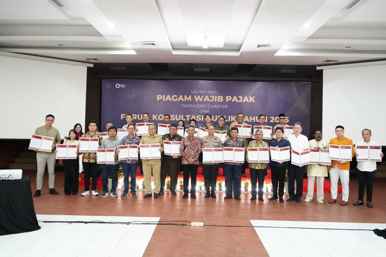 Kanwil DJP Sumut I Dan Sumut II Launching Piagam Wajib Pajak