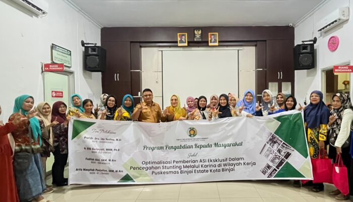 Pelatihan Kader Inspiratif ASI Dan Anak (KARINA) Di Puskesmas Binjai Estate Mendorong Pemberian ASI Eksklusif