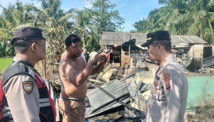 Tiga Rumah Di Batubara Musnah Terbakar