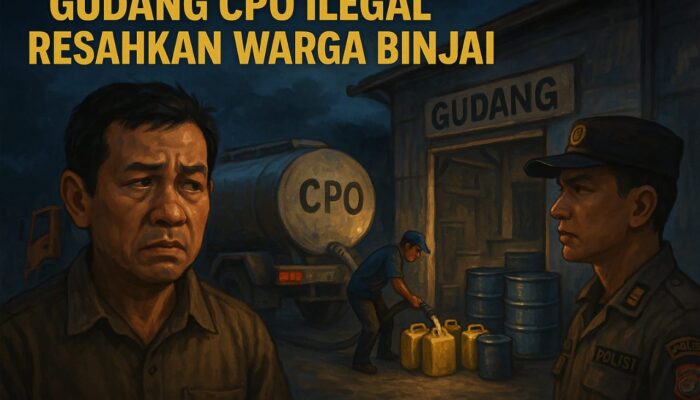 Gudang CPO Ilegal Resahkan Warga Binjai
