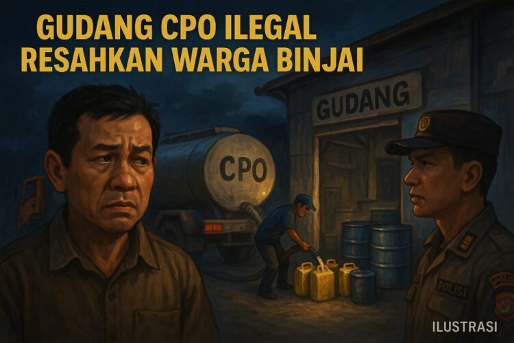 Gudang CPO Ilegal Resahkan Warga Binjai