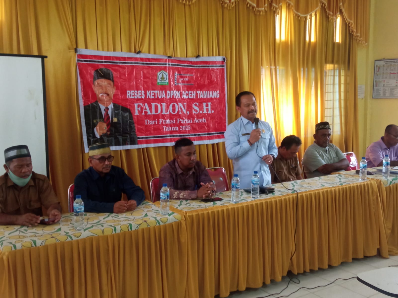 Ketua DPRK Aceh Tamiang Tampung Aspirasi Di SMPN 1 Kualasimpang