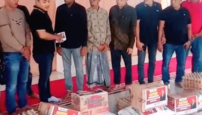 Jamaluddin Idham Bantu Sembako Untuk Keluarga Santri Korban Tenggelam Di Tangse