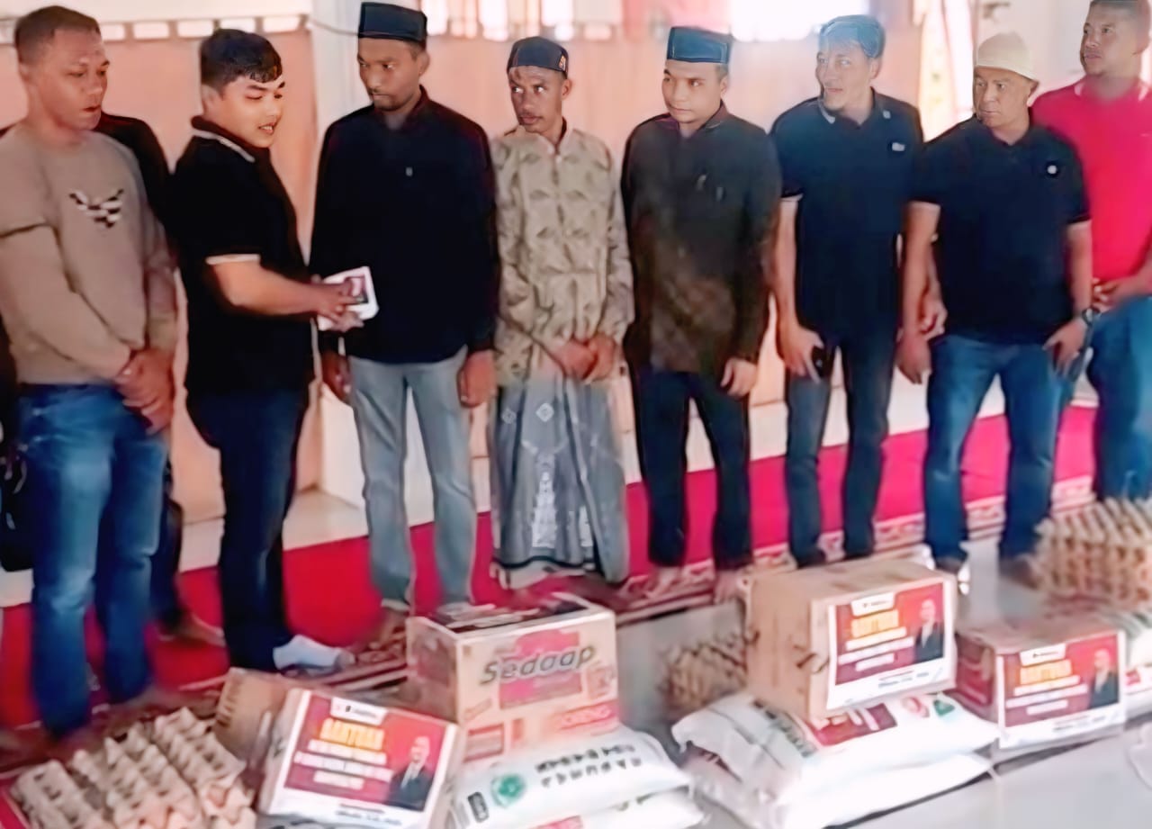 Jamaluddin Idham Bantu Sembako Untuk Keluarga Santri Korban Tenggelam Di Tangse