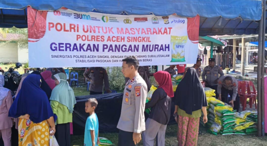 Polisi Gerak Cepat Jual Beras SPHP, Kendalikan Harga Dan Antisipasi Kelangkaan