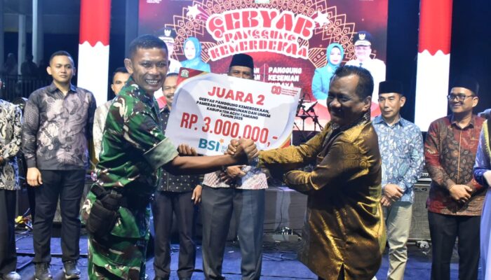 Stand Kodim Aceh Tamiang Raih Juara Dua Gebyar Panggung Kemerdekaan