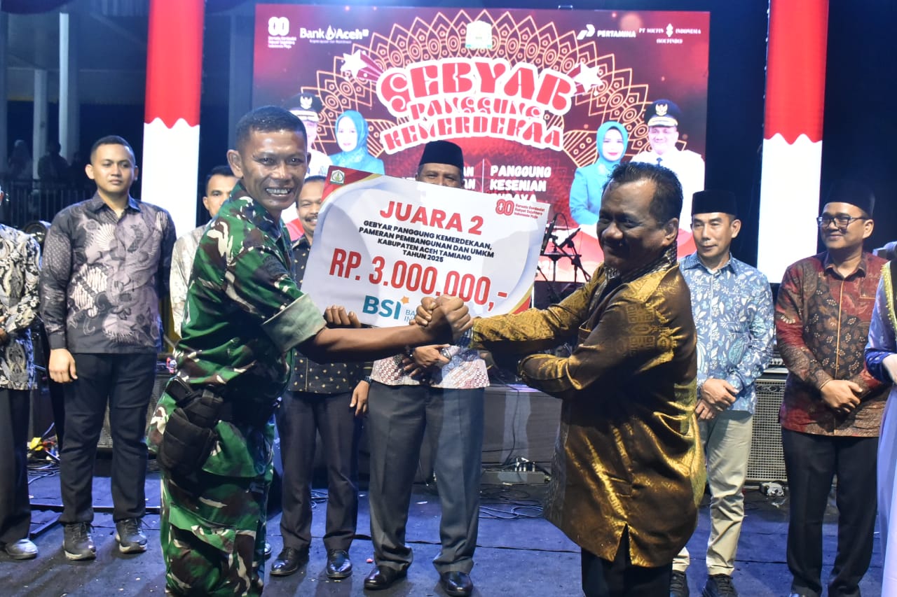 Stand Kodim Aceh Tamiang Raih Juara Dua Gebyar Panggung Kemerdekaan