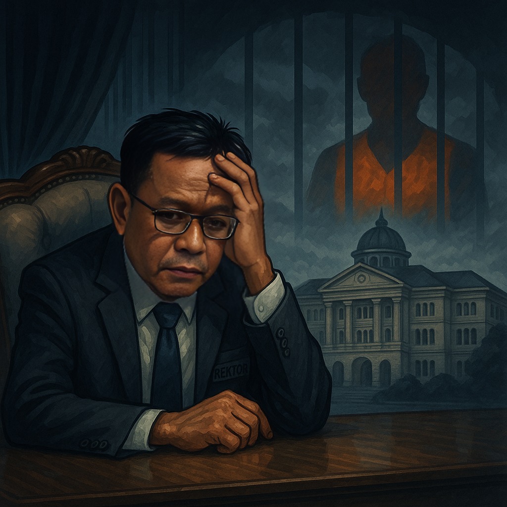 Rektor USU Muryanto Amin Sedang Gelisah