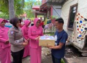 Ketua Bhayangkari Dan Polwan Polres Sabang Salurkan Sembako