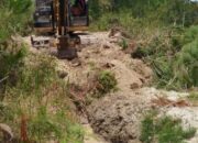 BPBD Humbahas Normalisasi Irigasi