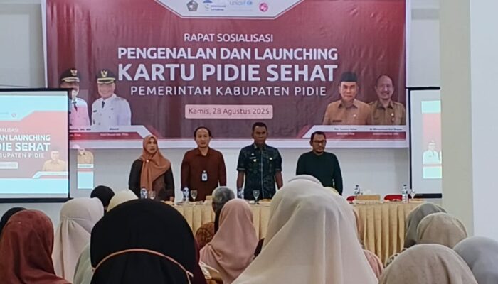 Dinkes Pidie Gelar Rapat Sosialisasi Launching Kartu Pidie Sehat
