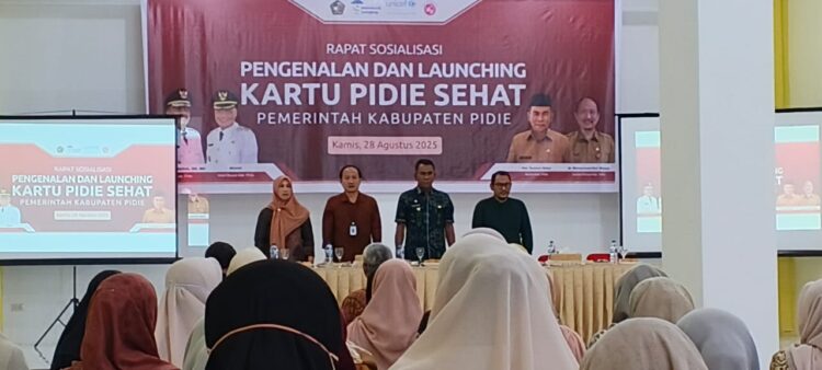 Dinkes Pidie Gelar Rapat Sosialisasi Launching Kartu Pidie Sehat