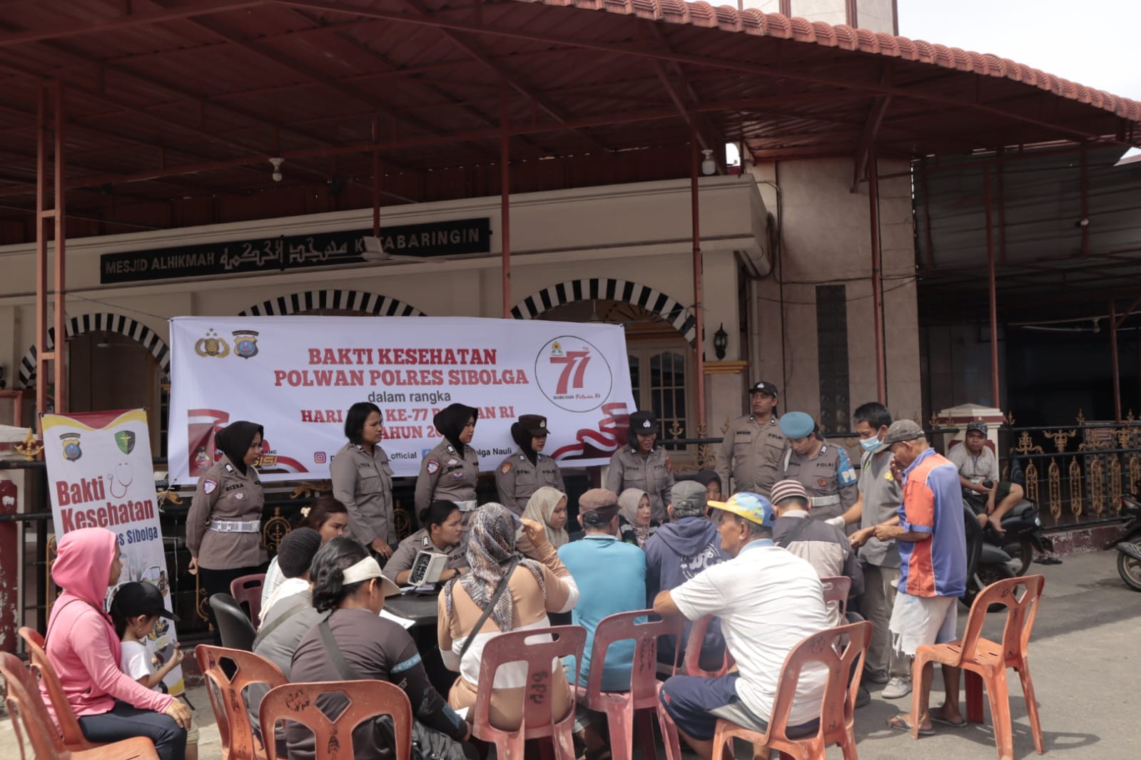 Polres Sibolga Gelar Bakti Kesehatan Sambut HUT Ke-77 Polwan