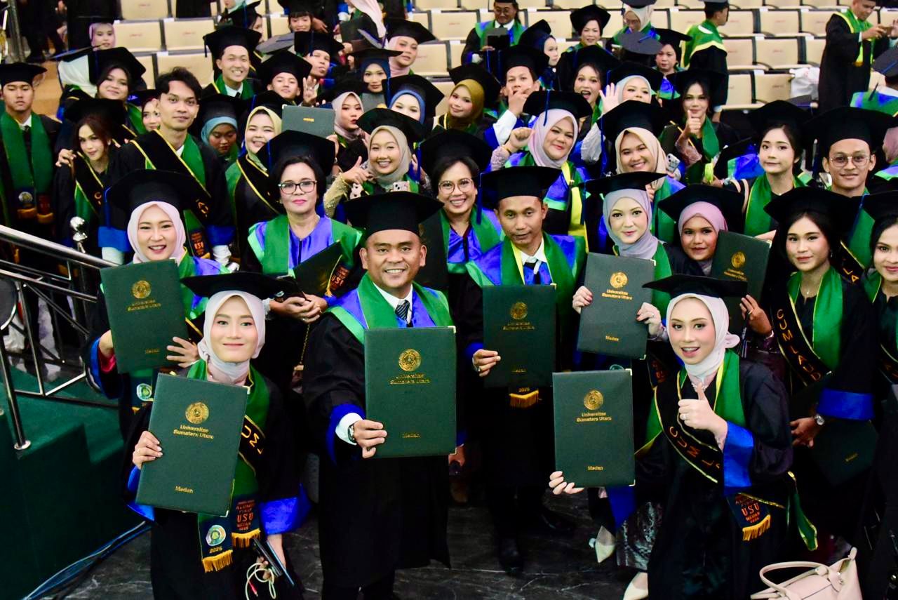 USU Sukses Gelar Wisuda, Alumni Apresiasi Kepemimpinan Kampus