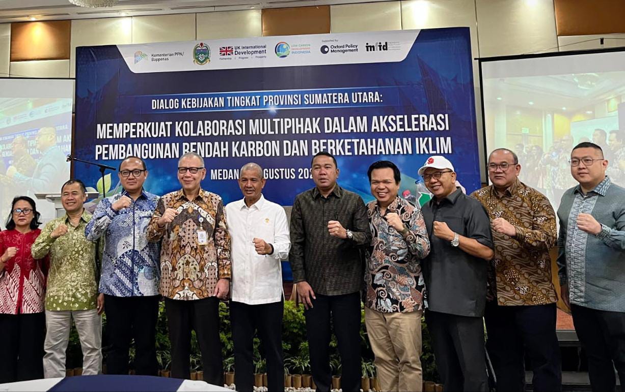 Perkuat Kolaborasi Multipihak, Sumut Dorong Pembangunan Rendah Karbon Berketahanan Iklim