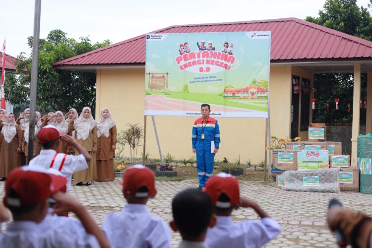 Peringati PEN 8.0: Perwira PT. PAG Bakar Semangat Pelajar SD Berani Bermimpi Setinggi Mungkin