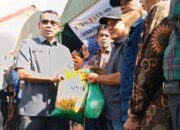 Pemkab Pidie Gelar Gerakan Pangan Murah Di Kantor Camat Peukan Baro