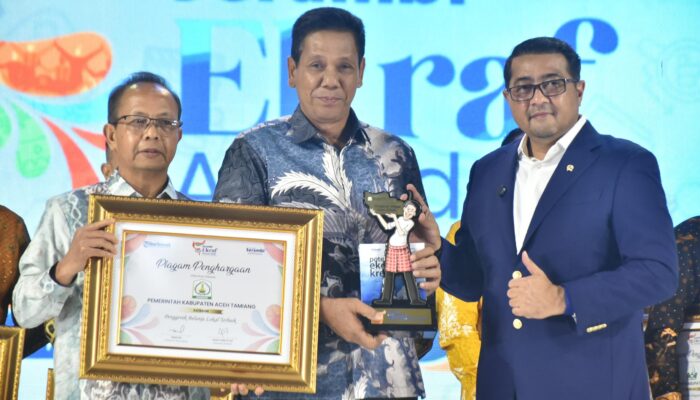 Aceh Tamiang Raih Penghargaan Penggerak Belanja Lokal Terbaik
