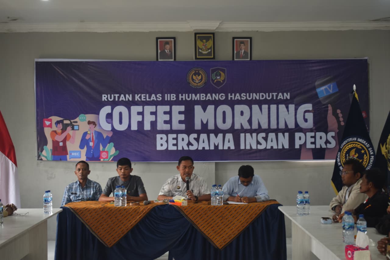 Rutan Kelas IIB Humbahas Bangun Sinergitas Dengan Insan Pers