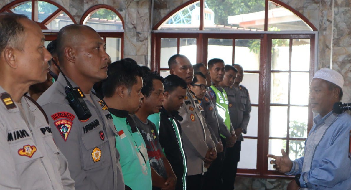 Polres Pematangsiantar Dan Komunitas Ojol Gelar Doa Bersama Untuk Affan Kurniawan