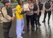 Polres Pematangsiantar Sambangi Pengemudi Ojol, Sampaikan Imbauan Kamtibmas