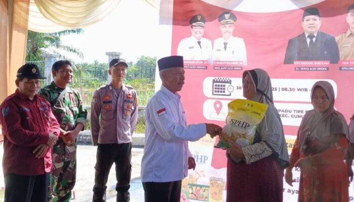 Penuhi Pasokan Cadangan Pangan, GPM Serentak Di Aceh Singkil Siagakan 5 Ton Beras