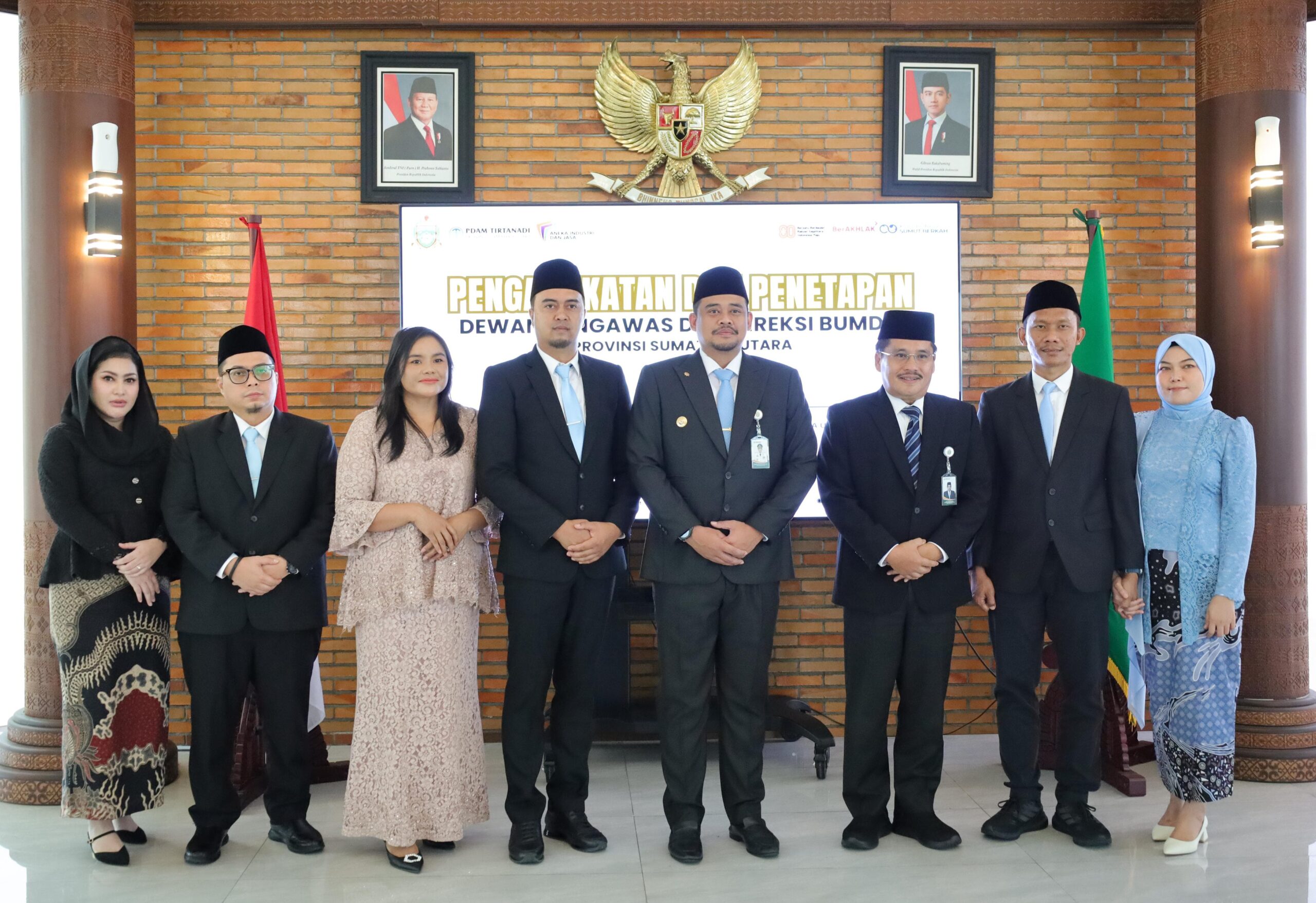Gubsu Bobby Nasution Lantik Ardian Surbakti Pimpin Perumda Tirtanadi
